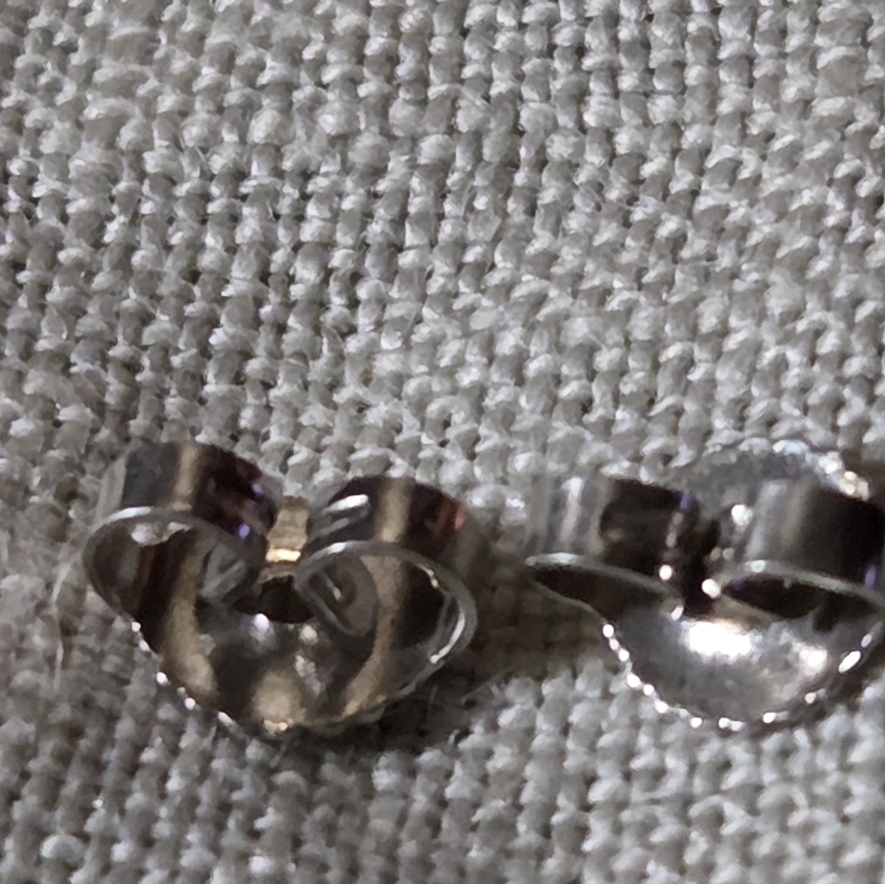 David Yurman Cable Candy Metro Hoop Earrings with Blue Sapphire, SS - Picture 10 of 14